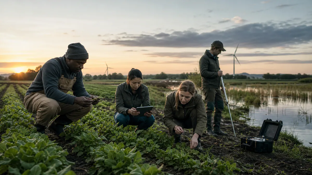 Agriculture & Environment professionals at work