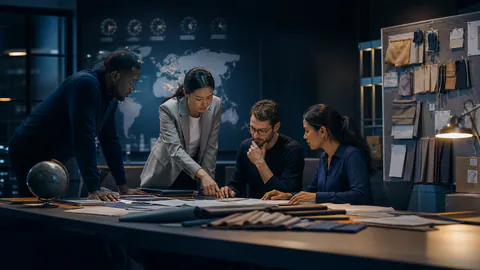 Business & Operations professionals at work