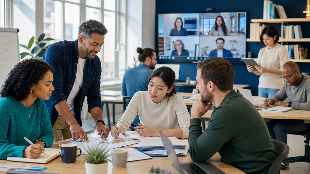 Education & Training professionals at work
