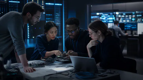 Technology & Systems professionals at work